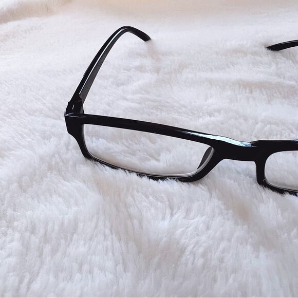 Vivian Black Rectangular Classic Reader Glasses - Picture 5 of 9